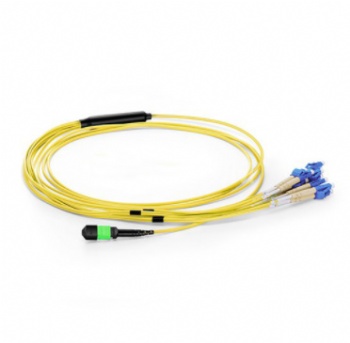 MPO/ MTP-12 core LC single-mode optical fiber jumper