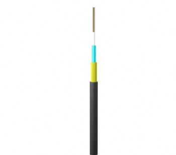 Non-metallic central tubular lightning and rat proof optical cable (GYQFXTY)