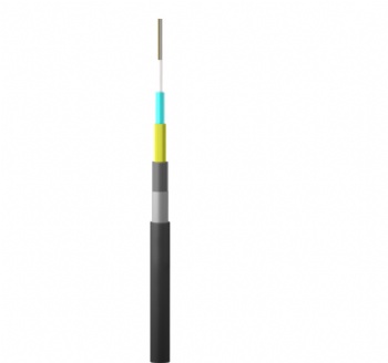 Non-lightning-proof and rodent proof optical cable (GYQFXTY73) with non-metallic central tubular 73 sheath